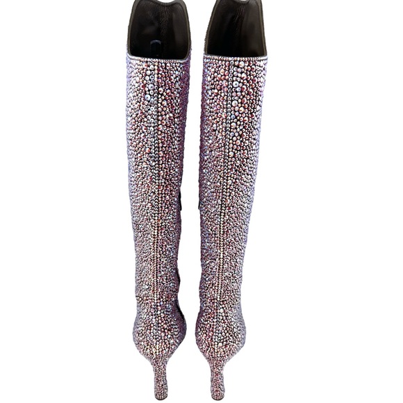 Auth Christian Louboutin Austrian Strass Boots Taylor Swift Eras Tour Lover 39 - Picture 9 of 15